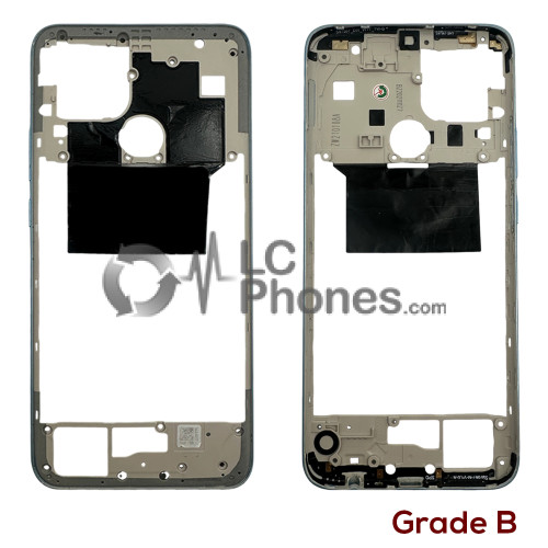 OPPO A15 CPH2185 - Middle Frame Mystery Blue (Original Used) Grade B
