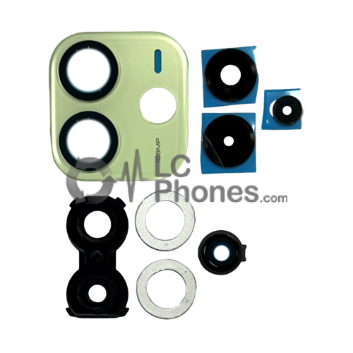 Xiaomi Redmi Note 14 4G 24117RN76G, 24117RN76O, 24117RN76E - Complete Camera Lens Lime Green