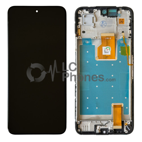 Huawei Honor 400 Smart LGN-NX1 - Full Front LCD Digitizer with Frame Black < Service Pack >