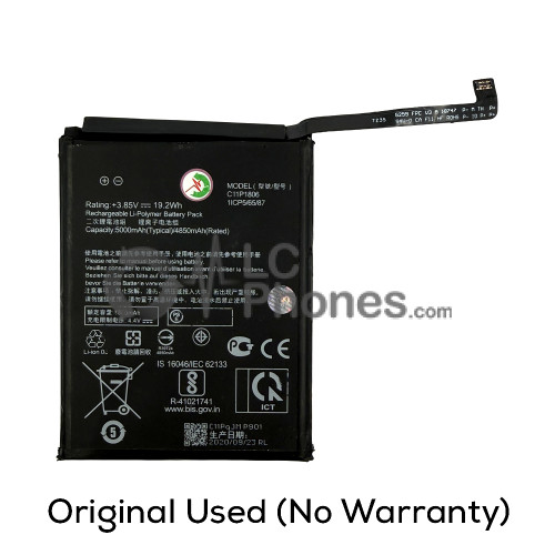 Asus Zenfone 6 - (Original Used) Battery C11P1806 5000mAh 19.2Wh (No Warranty)
