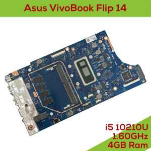 Asus VivoBook Flip 14 TP412F - Fully Functional Logic Board Intel Core i5-10210U 1.60GHz 4GB RAM 60NB0N30-MB6010