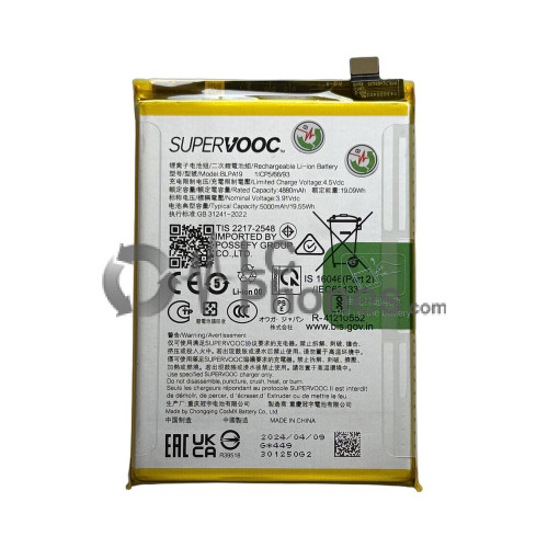 OPPO A38 CPH2579 - Battery BLPA19 5000mAh 19.55Wh < Service Pack >