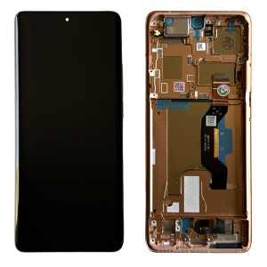 Motorola Edge 50 Ultra - Full Front LCD Digitizer with Frame Peach Fuzz 