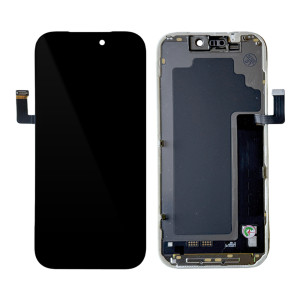 iPhone 17 Pro - Full Front OLED Display Digitizer Black without Proximity Sensor 