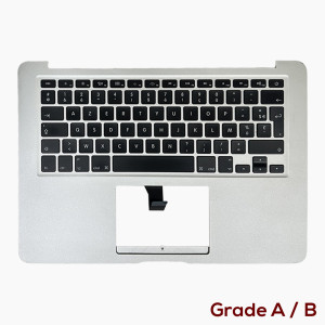 Macbook Air 13 A1369 (2010-2011) - Top Cover with French Keyboard FR Layout Silver  Grade A/B 069-6952-A