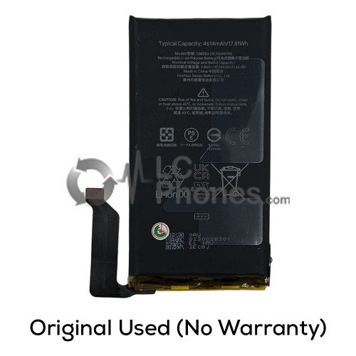 Google Pixel 6 - (Original Used) Battery GMSB3 4614mAh 17.81Wh (No Warranty)