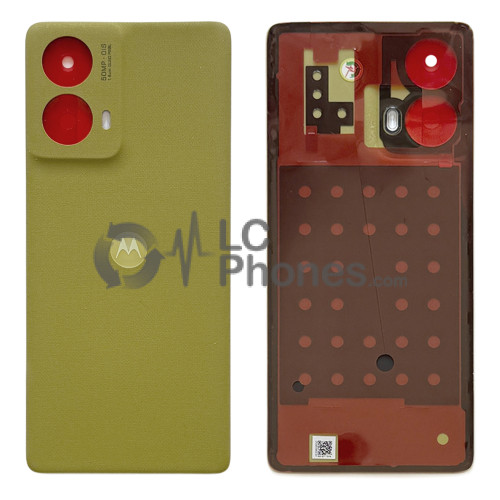 Motorola Moto G85 XT2427-3 - Battery Cover with Adhesive Olive Green < Service Pack >