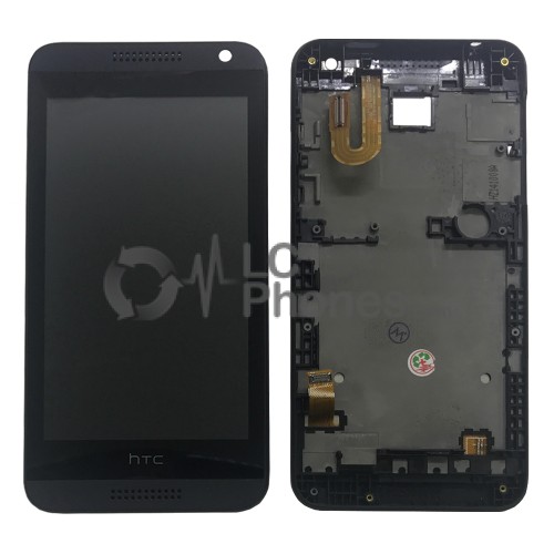 HTC Desire 610 - Full Front LCD Digitizer with Frame Black