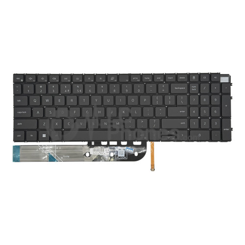 Dell - English Keyboard US Layout with Backlight & Numpad Black NSK-DEHABW