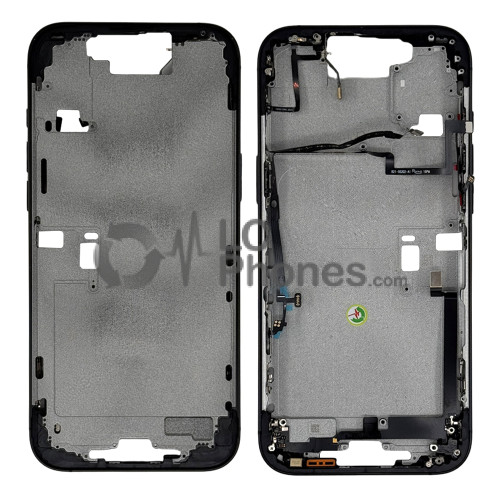 iPhone 16 Pro Max - Middle Housing Frame with Buttons Black Titanium