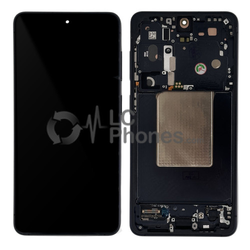 Samsung Galaxy S26 5G S942 - Full Front LCD Digitizer with Frame Black (PA) < Service Pack >