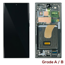 Samsung Galaxy S23 Ultra 5G S918 - Full Front LCD Digitizer with Frame Green  Grade A/B