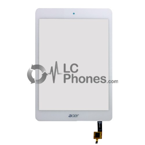 Acer Iconia A1-830 - Front Glass Digitizer White