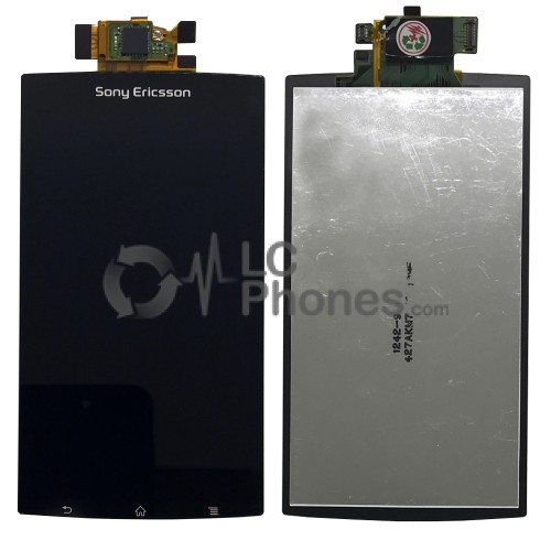 Sony Xperia Arc S LT18i LT15i X12 - Full Front LCD Digitizer Black