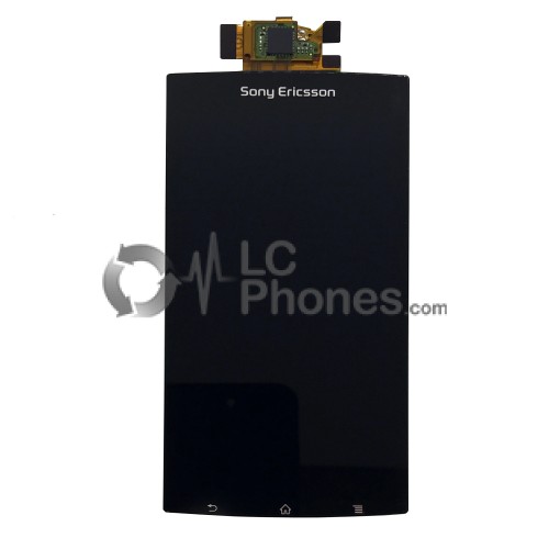 Sony Xperia Arc S LT18i LT15i X12 - Full Front LCD Digitizer Black