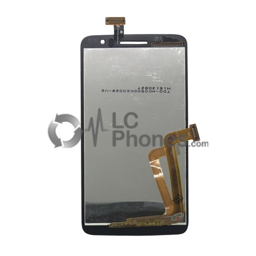 Alcatel One Touch Scribe OT8008 8008 W 8008D 8008 - Full Front LCD Digitizer Black