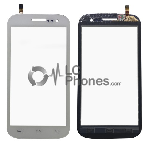 Fly IQ451 Vista - Front Glass Digitizer White