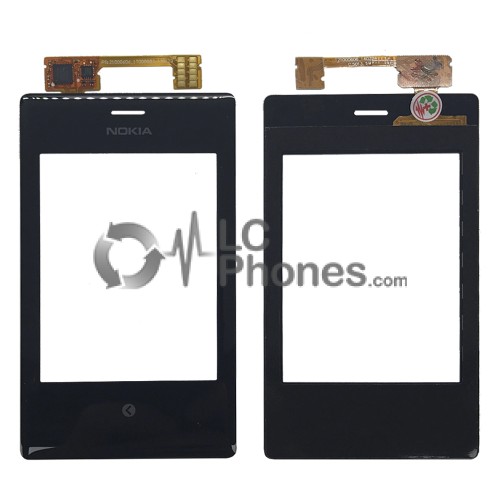 Nokia Asha 503 - Front Glass Digitizer Black