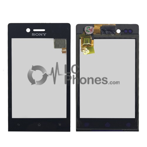 Sony Xperia Miro ST23 ST23i - Front Glass Digitizer Black