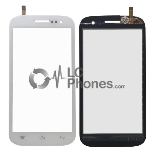 Wiko Cink Five - Front Glass Digitizer White