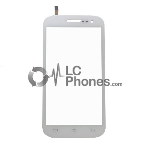 Wiko Cink Five - Front Glass Digitizer White