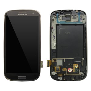 Samsung Galaxy S3 I9300 - Full front LCD Digitizer With Frame Copper ( Refurbished )