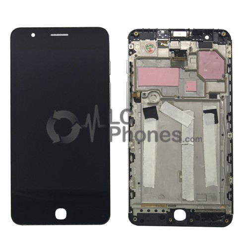 Alcatel OneTouch POP UP 6044D - Full Front LCD Digitizer With Frame Black