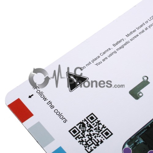 Magnetic Screw Mat for iPhone 5G