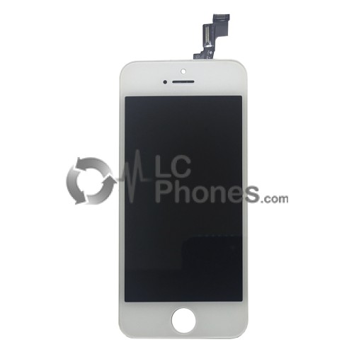 iPhone 5S / SE - Full Front LCD Digitizer (Original Remaded) White