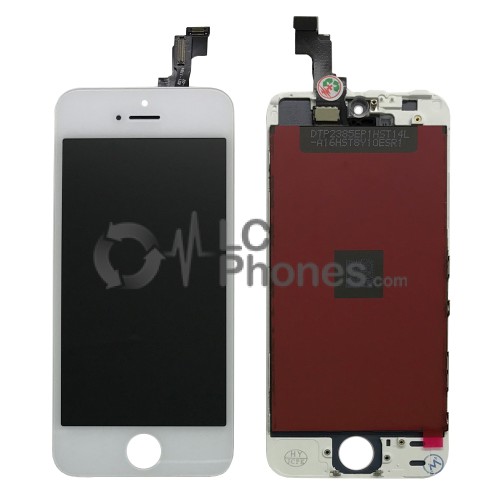 iPhone 5S - LCD Digitizer White A+++