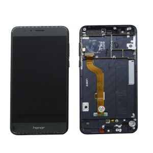 Huawei Honor 8 - Full Front LCD Digitizer with Frame Black