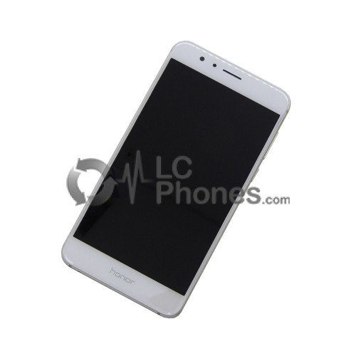 Huawei Honor 8 - Full Front LCD Digitizer with Frame White