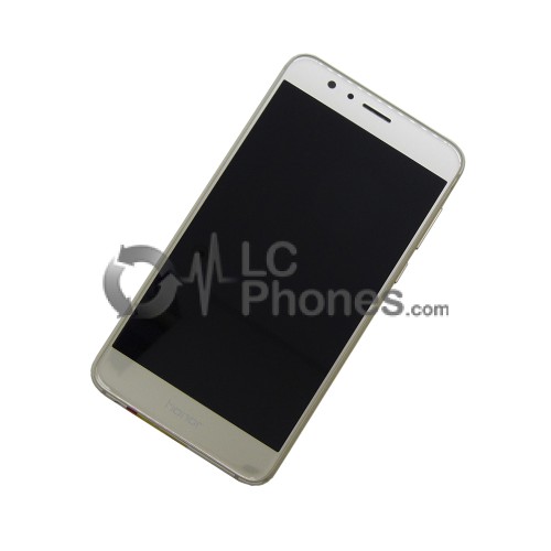 Huawei Honor 8 - Full Front LCD Digitizer with Frame Gold