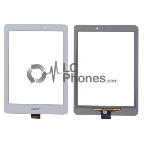 Acer Iconia Tab B1-810 - Front Glass Digitizer White