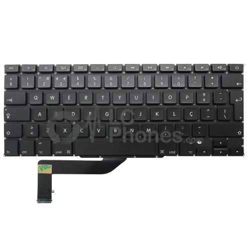 Macbook Pro Retina 15 inch A1398 2012-2015 - Portuguese Keyboard PT Layout with Backlight