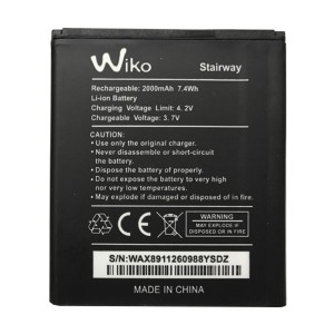 Wiko Stairway - Battery 2000mAh 7.40Wh