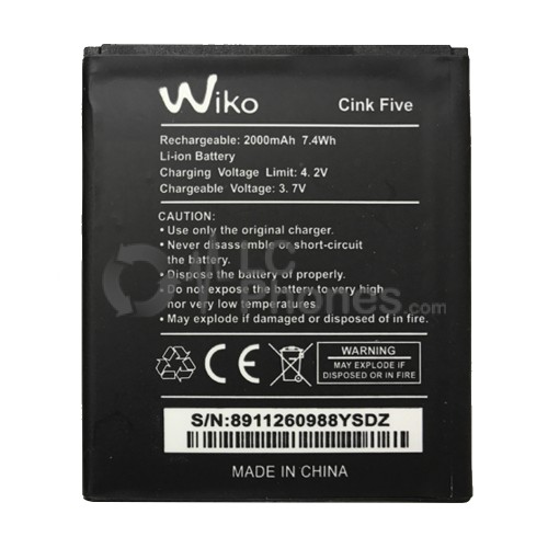 Wiko Cink Five - Battery 2000mAh 7.40Wh