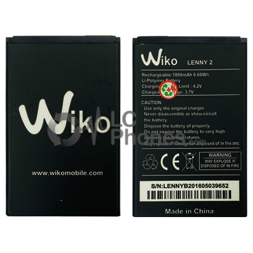 Wiko Lenny 2 - Battery 1800mAh 6.66Wh