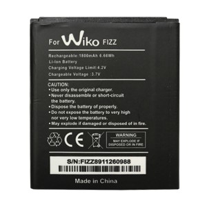 Wiko Fizz - Battery 1800mAh 6.66Wh