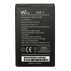 Wiko KAR 3 - Battery 1500mAh 5.55Wh