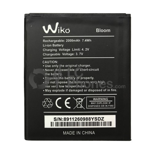 Wiko Bloom - Battery 2000mAh 7.4Wh