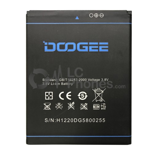 Doogee B-DG580 - Battery 2500mAh 9.5Wh