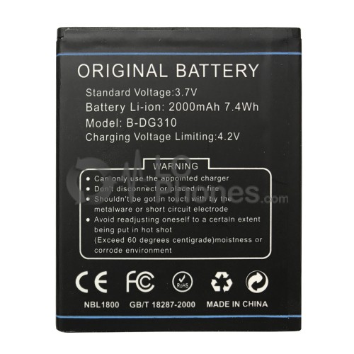 Doogee B-DG310 - Battery 2000mAh 7.4Wh