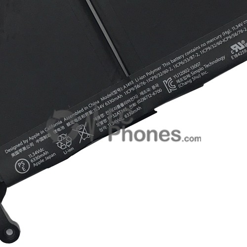 Macbook Pro 13 inch A1502 2013-2014 - Battery A1493 11.34V 71.8WH 6600mAh