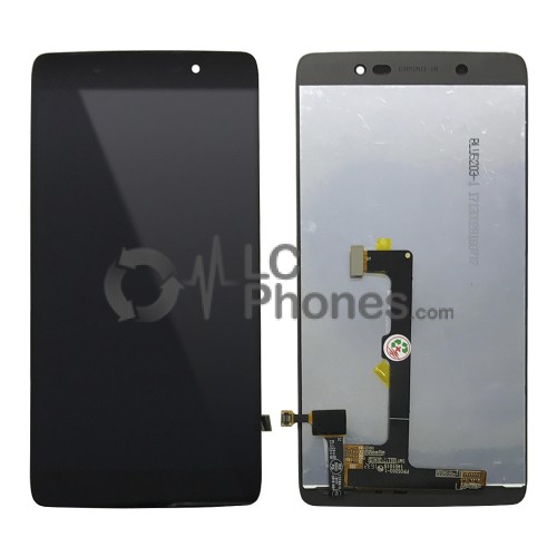 Alcatel One Touch Idol 4 6055 - Full Front LCD Digitizer Black