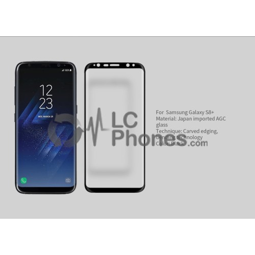 Samsung Galaxy S8 Plus G955 - NillKin 3D CP+ Max Full Coverage Anti-explosion Tempered Glass