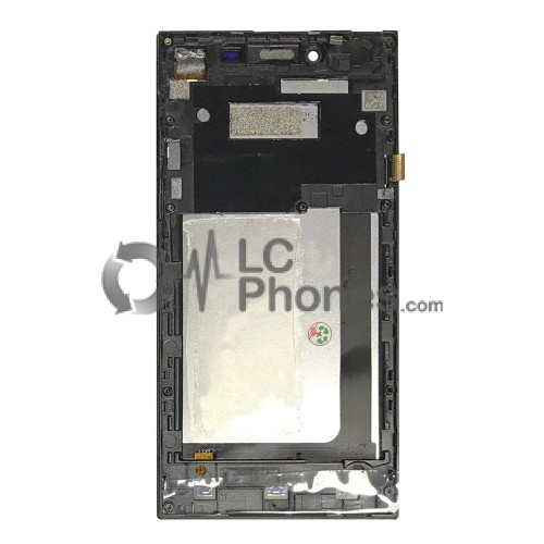 Umi Digi - Full Front LCD Digitizer with Frame Black