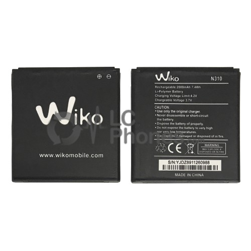 Wiko - Battery N310 2000mAh 7.4Wh