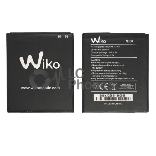 Wiko - Battery N350 2000mAh 7.4Wh