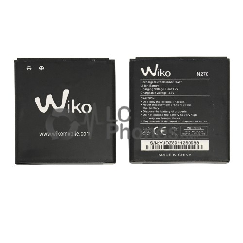 Wiko - Battery N270 1800mAh 6.66Wh